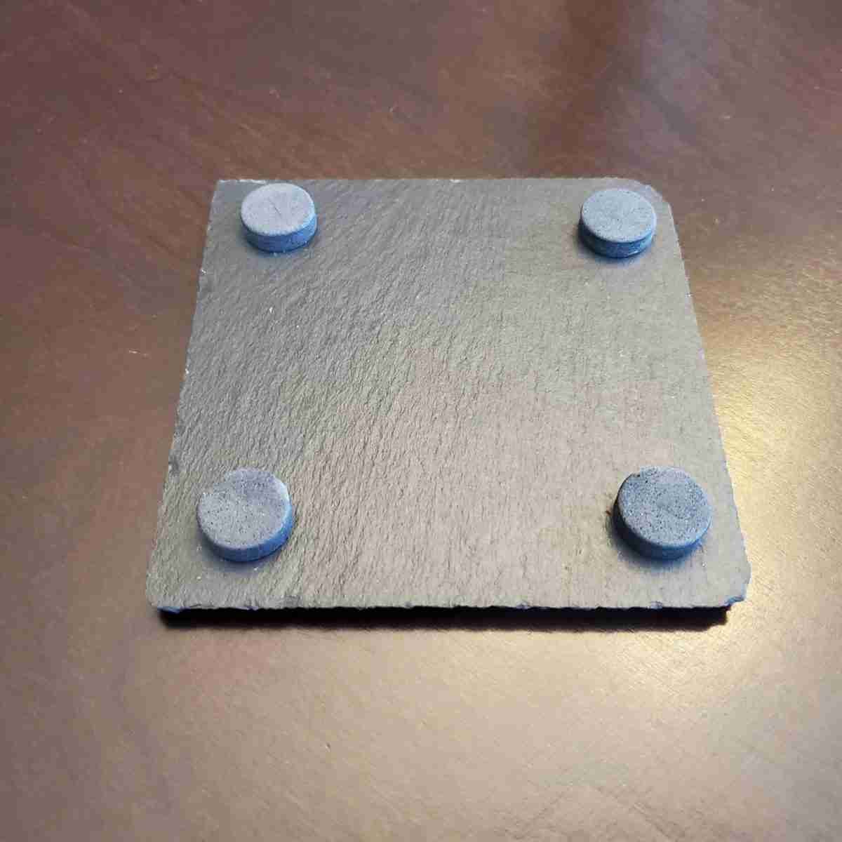 Personalized 4" x 4" Slate Square 4-Coaster Set - #001SLT - Image 13