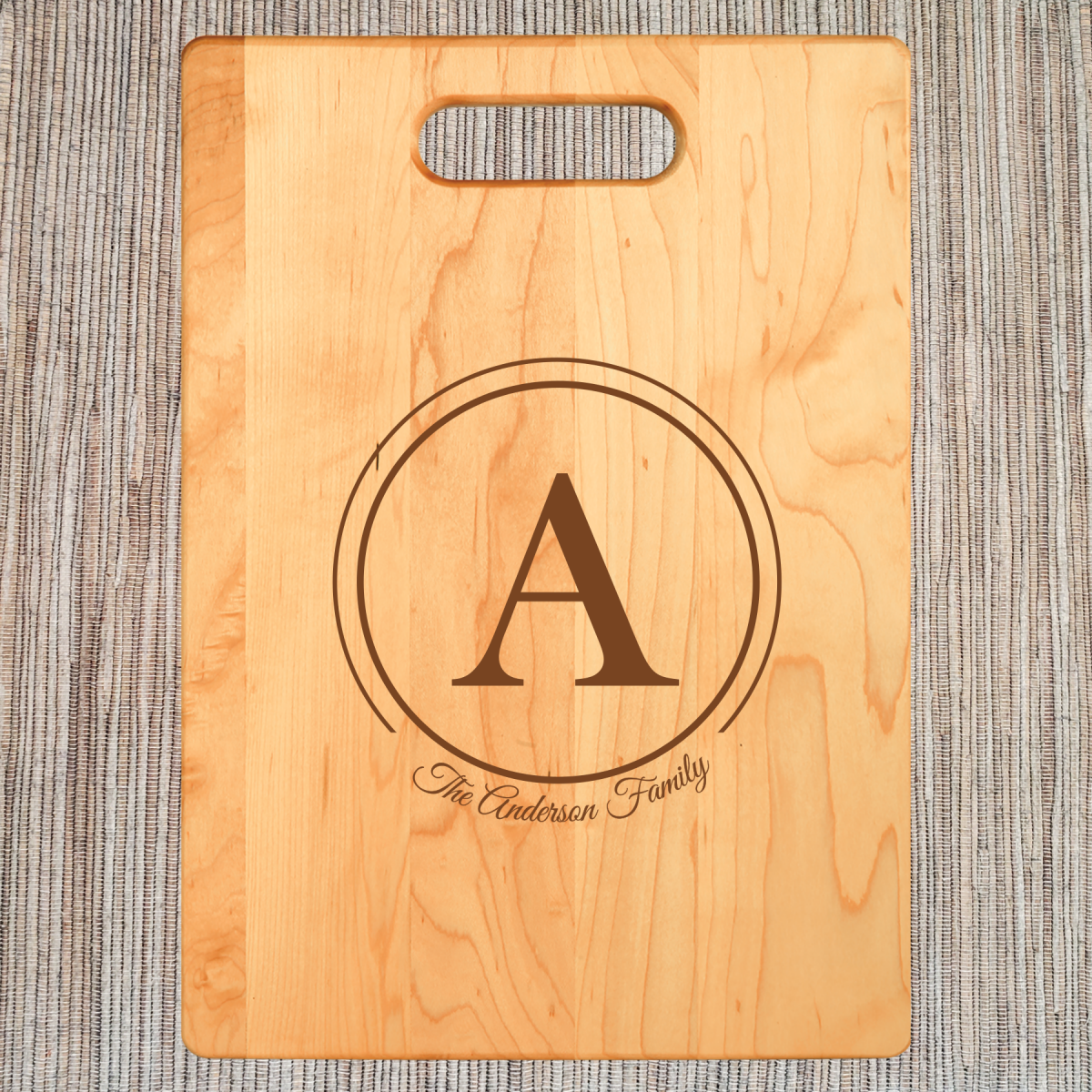 Personalized Maple Cutting Boards with Handles - Image 10