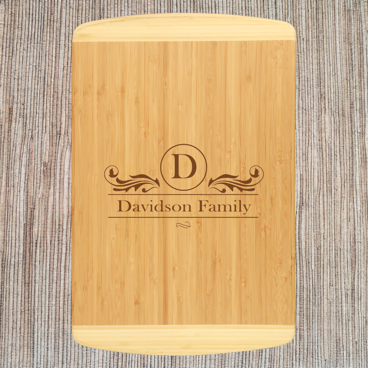 Personalized Two Tone Bamboo Cutting Boards - Image 6