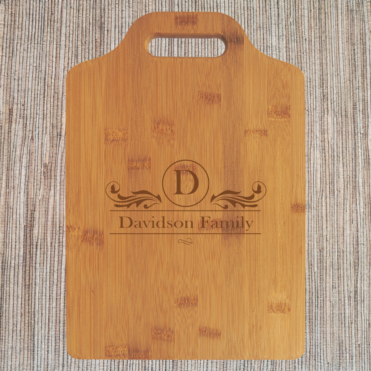 Personalized Bamboo Cutting Boards with Extended Handles - Image 7