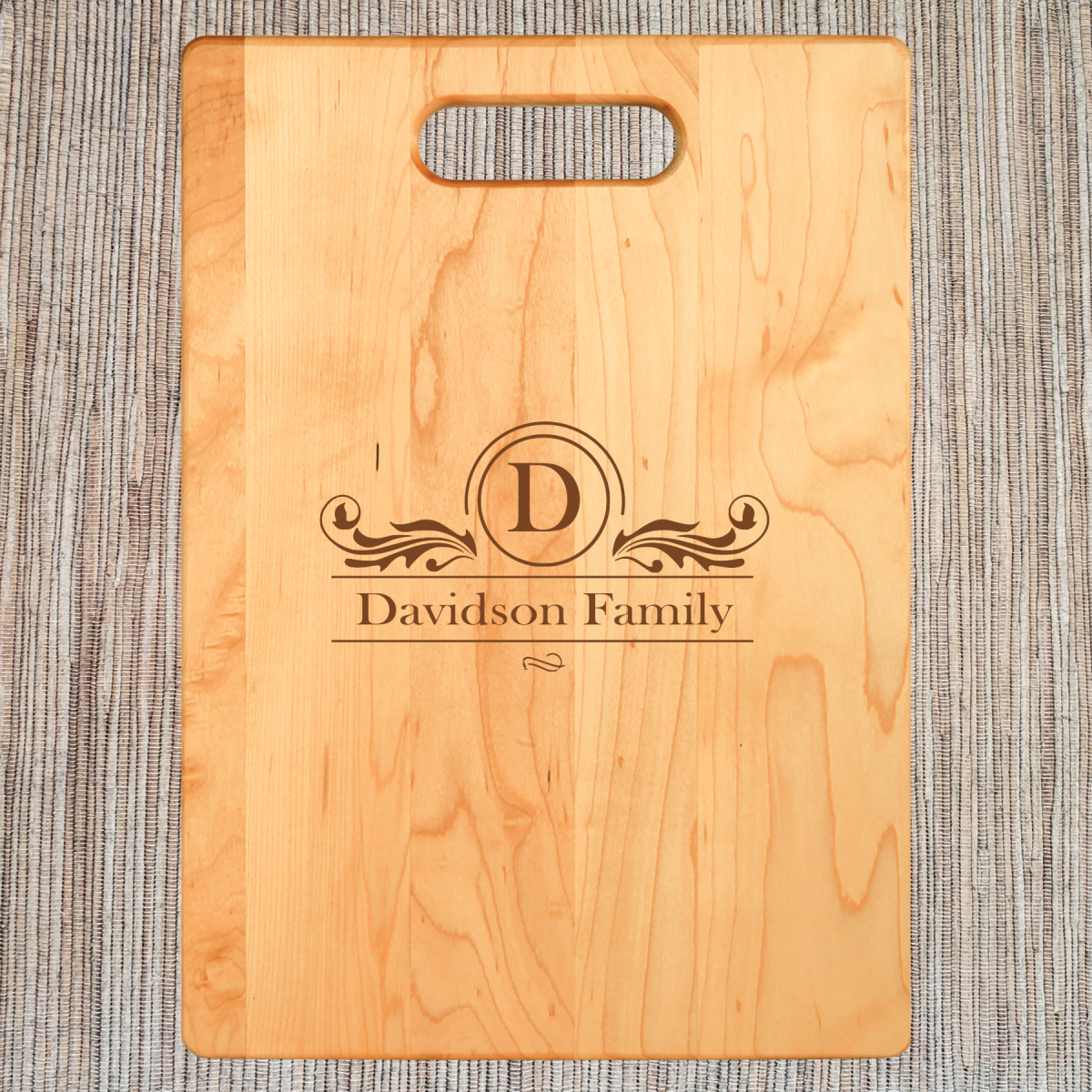 Personalized Maple Cutting Boards with Handles - Image 5