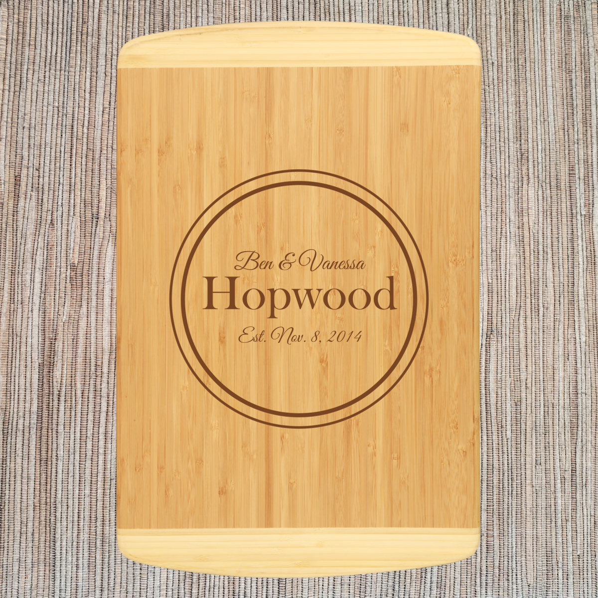 Personalized Two Tone Bamboo Cutting Boards - Image 8