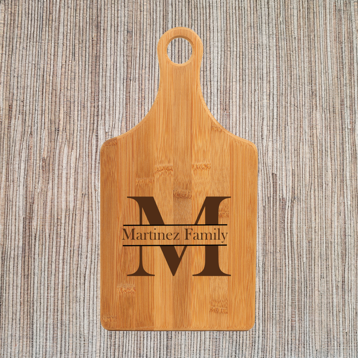 Personalized Paddle Style Cutting Boards with Handles - Image 20