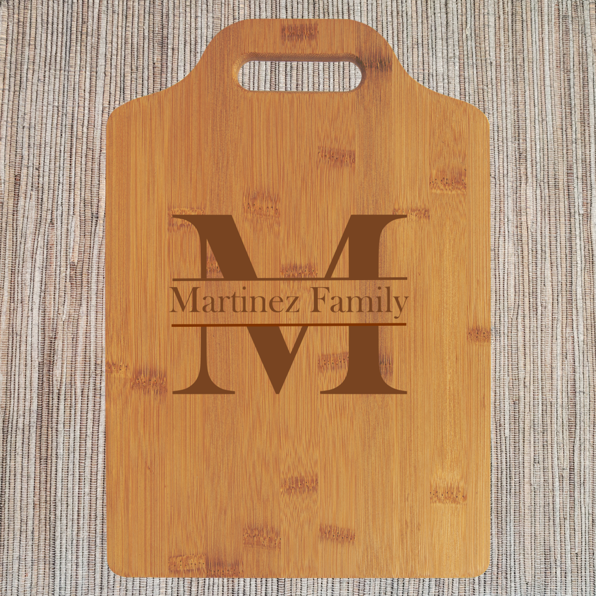 Personalized Bamboo Cutting Boards with Extended Handles - Image 5