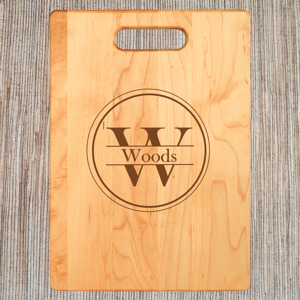 Personalized Maple Cutting Boards with Handles - Image 6