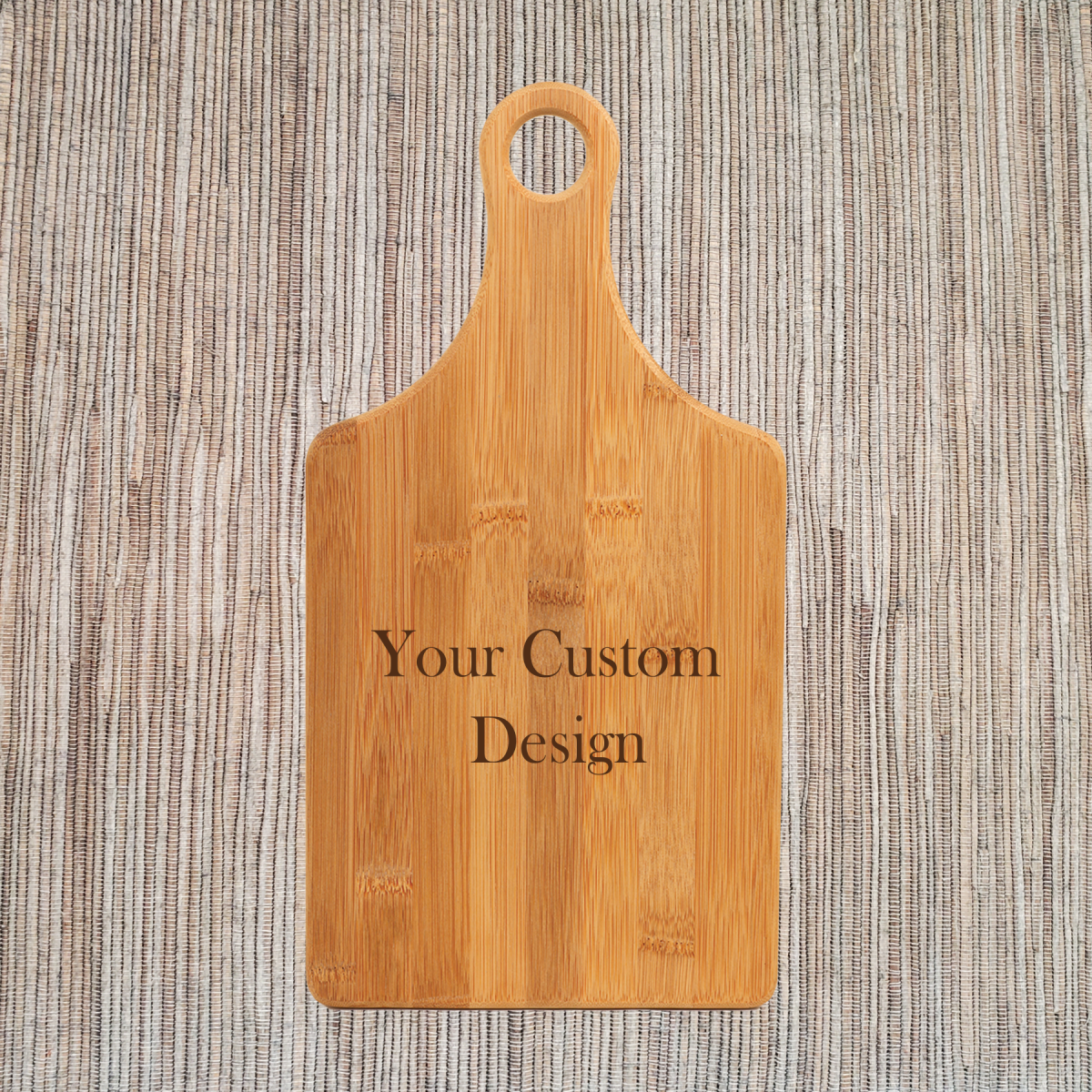 Personalized Paddle Style Cutting Boards with Handles - Image 29