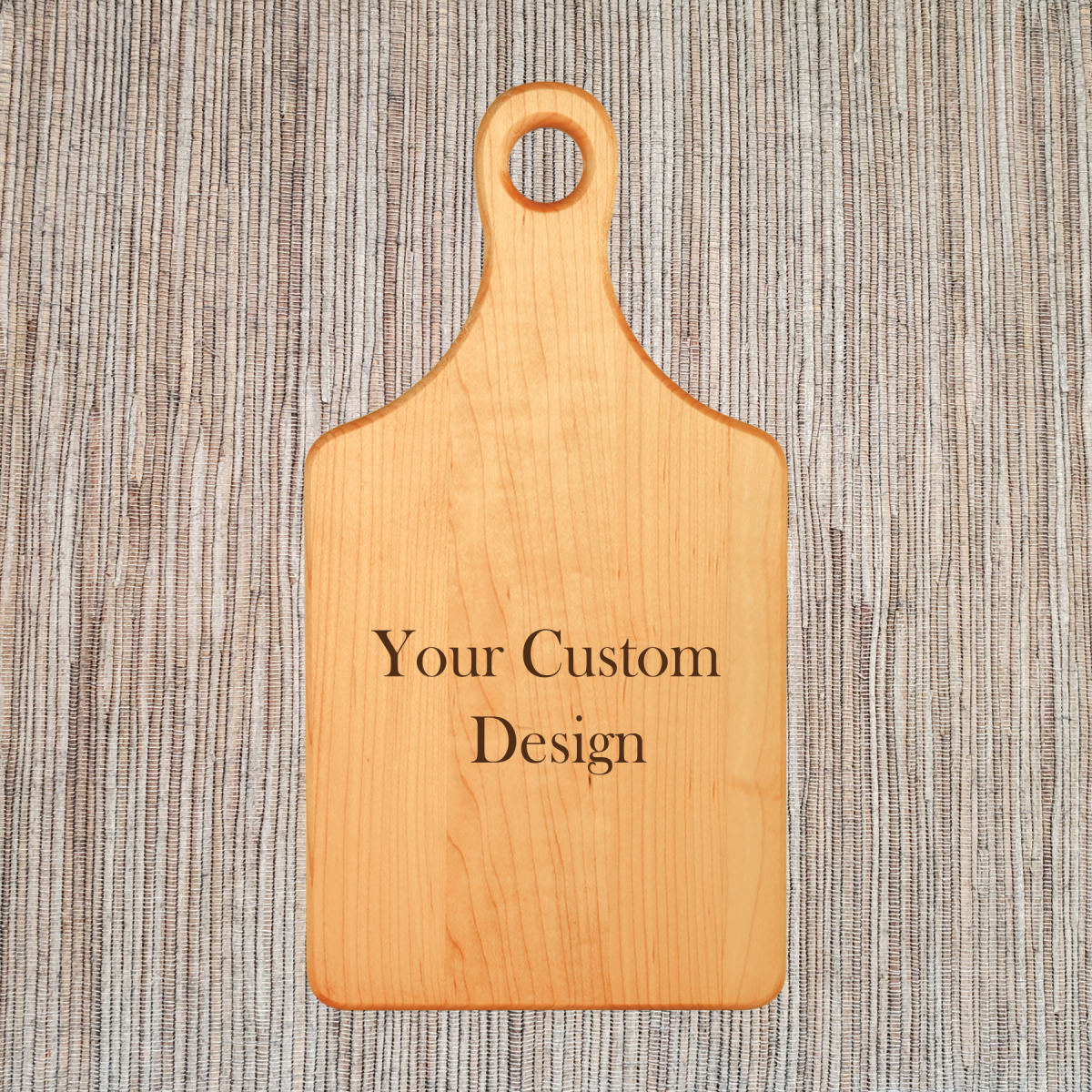 Personalized Paddle Style Cutting Boards with Handles - Image 30