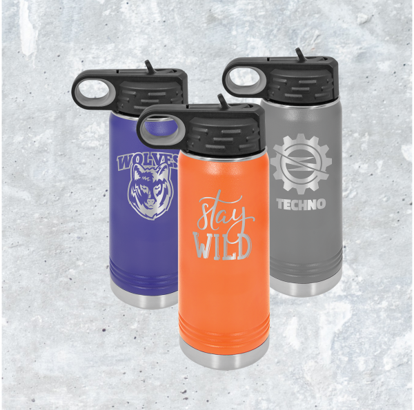 20 oz. Stainless Steel Water Bottles