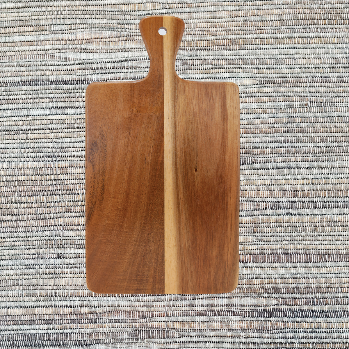 Acacia Wood & Slate Cutting/Serving Board with Handle - Image 12