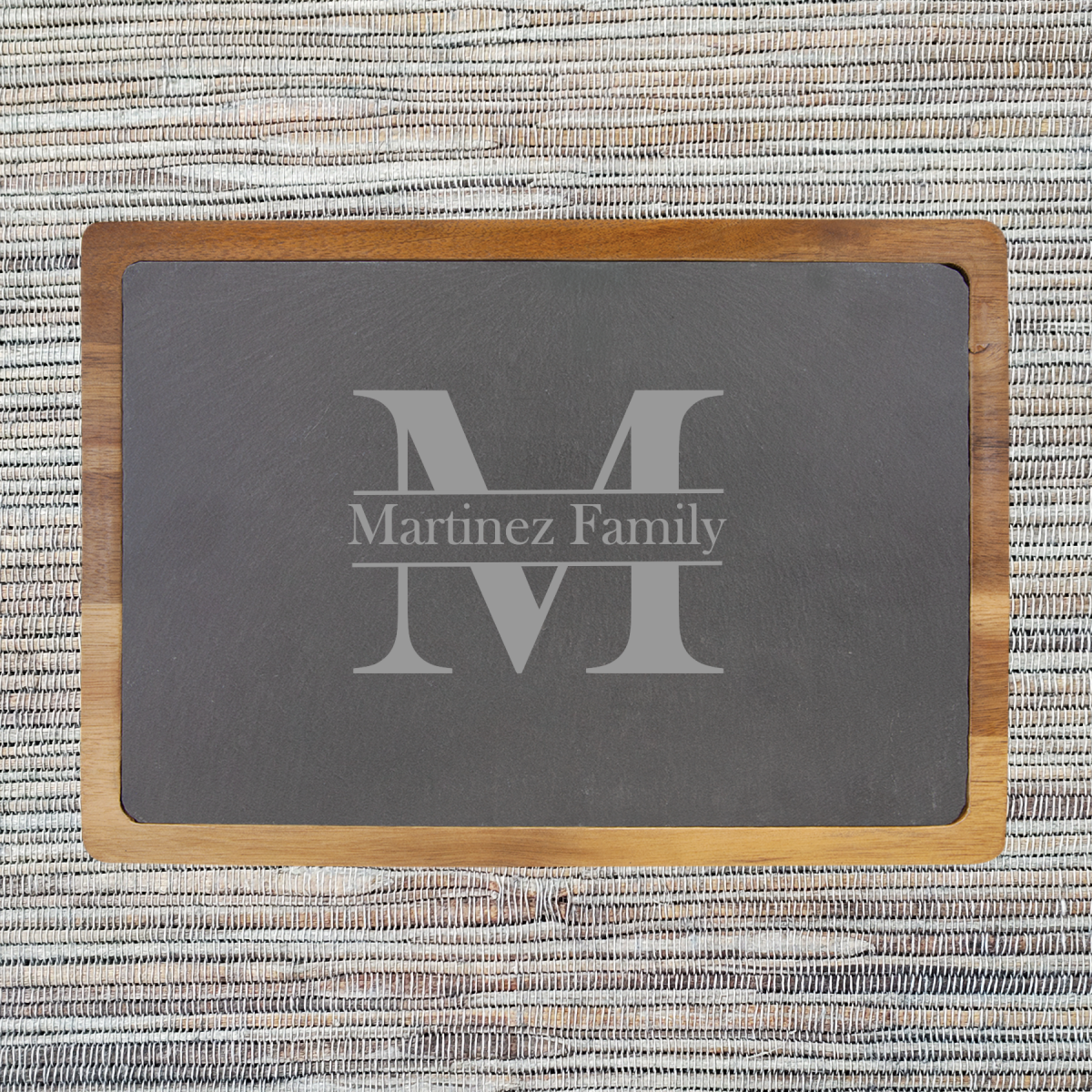 Acacia Wood & Slate Cutting/Serving Board (077SLT) - Image 4
